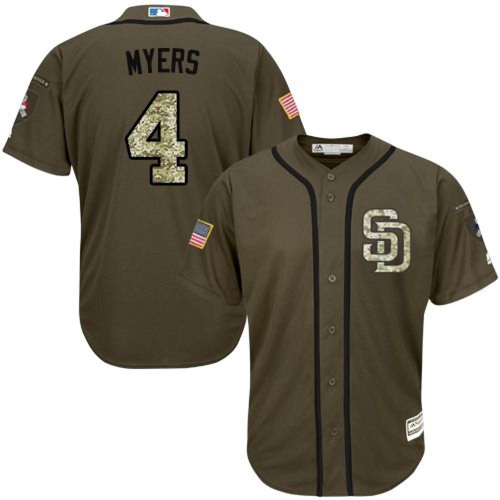 Padres #10 Justin Upton Green Cool Base Stitched MLB Jersey