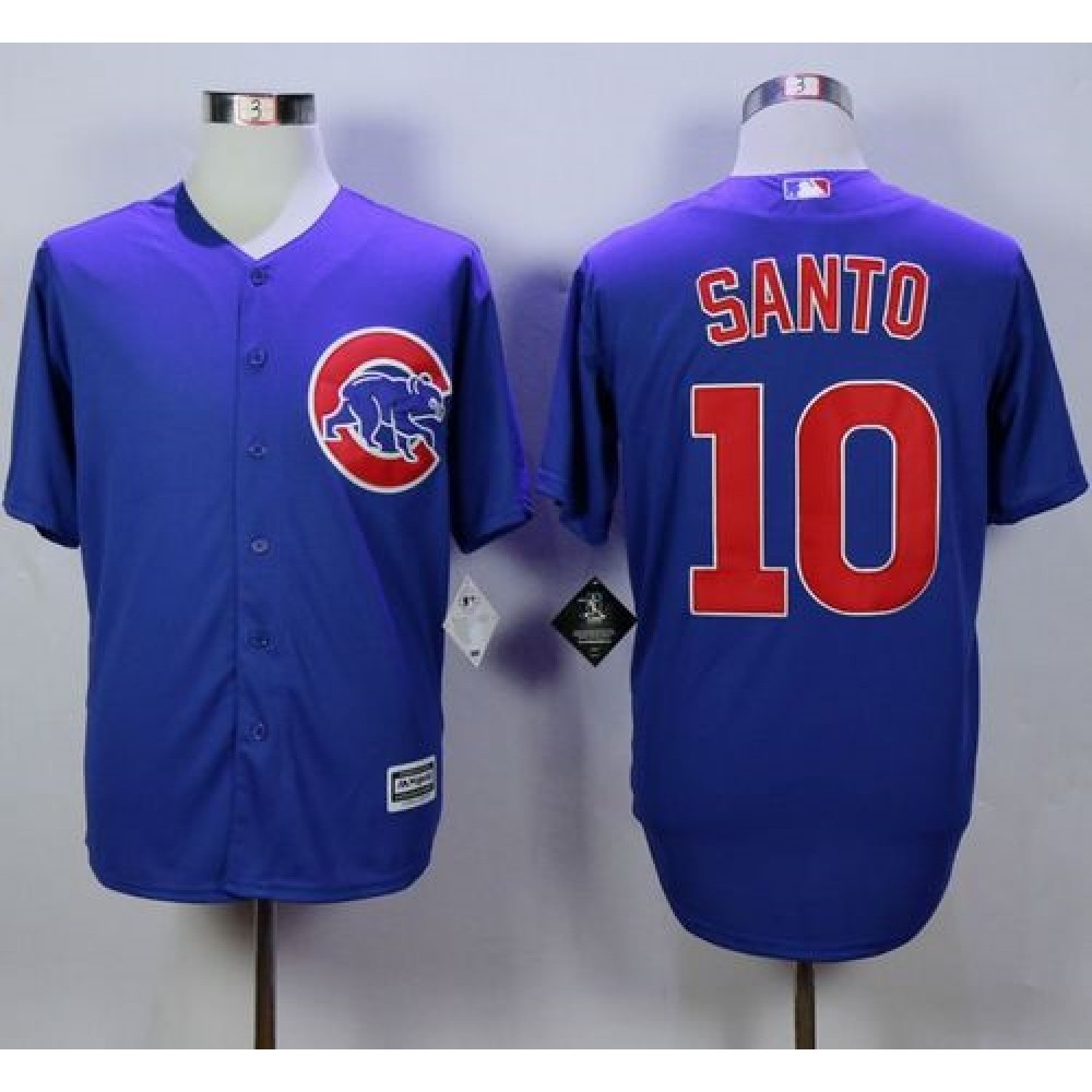 Cubs #10 Ron Santo Blue New Cool Base Stitched MLB Jersey Cubs #10 Ron Santo Blue New Cool Base Stitched MLB Jersey