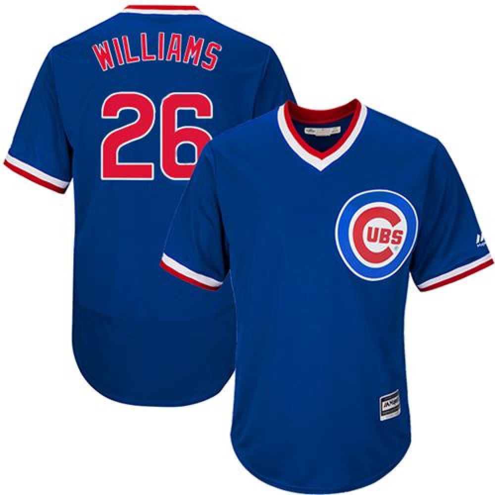 Cubs #26 Billy Williams Blue Flexbase Authentic Collection Cooperstown Stitched MLB Jersey Cubs #26 Billy Williams Blue Flexbase Authentic Collection Cooperstown Stitched MLB Jersey