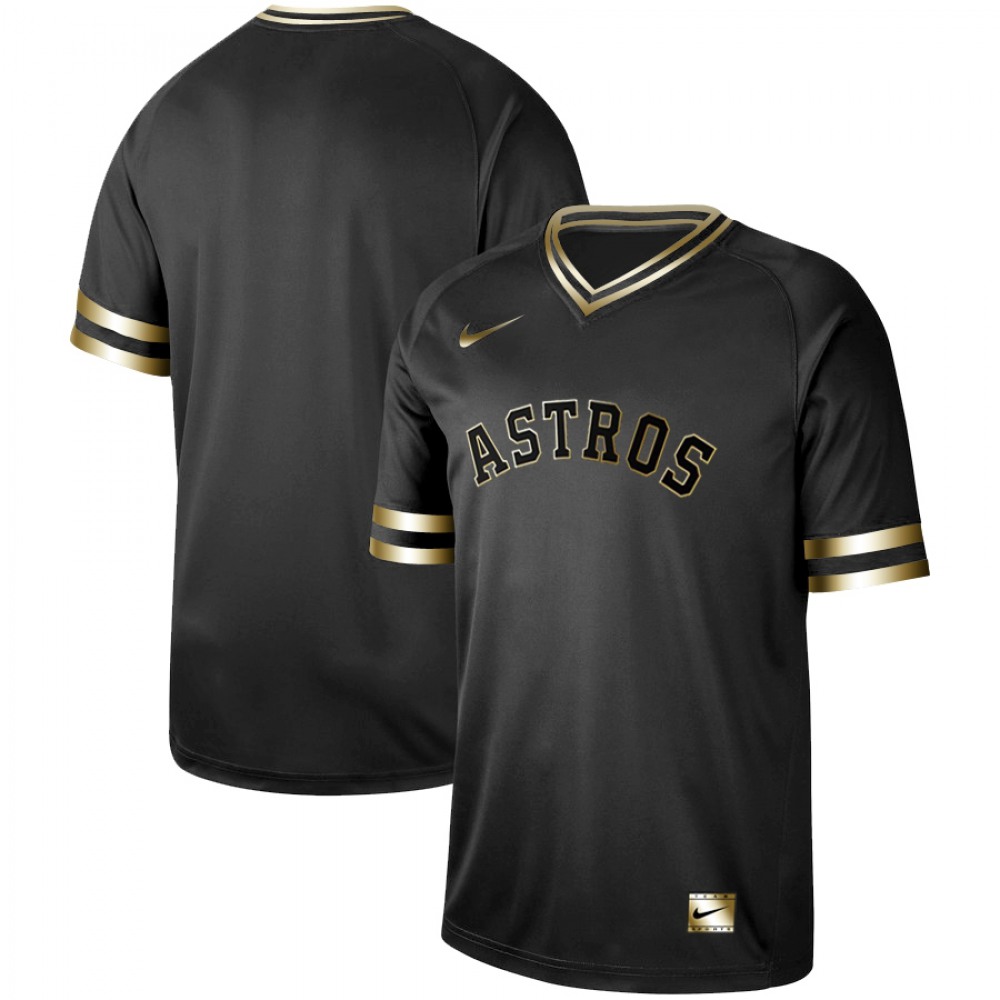 Men's Houston Astros Black Gold Stitched MLB Jersey Men's Houston Astros Black Gold Stitched MLB Jersey