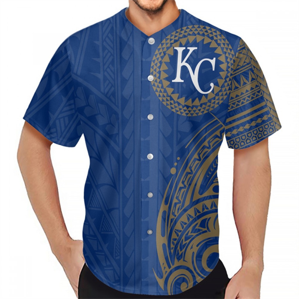 Men's Kansas City Royals Navy Baseball Jersey Men's Kansas City Royals Navy Baseball Jersey