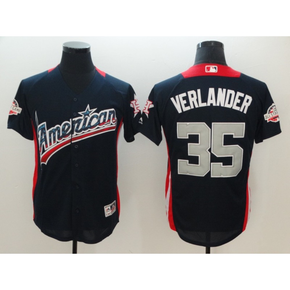 American League #35 Justin Verlander Navy 2018 MLB All-Star Game Home Run Derby Jersey American League #35 Justin Verlander Navy 2018 MLB All-Star Game Home Run Derby Jersey