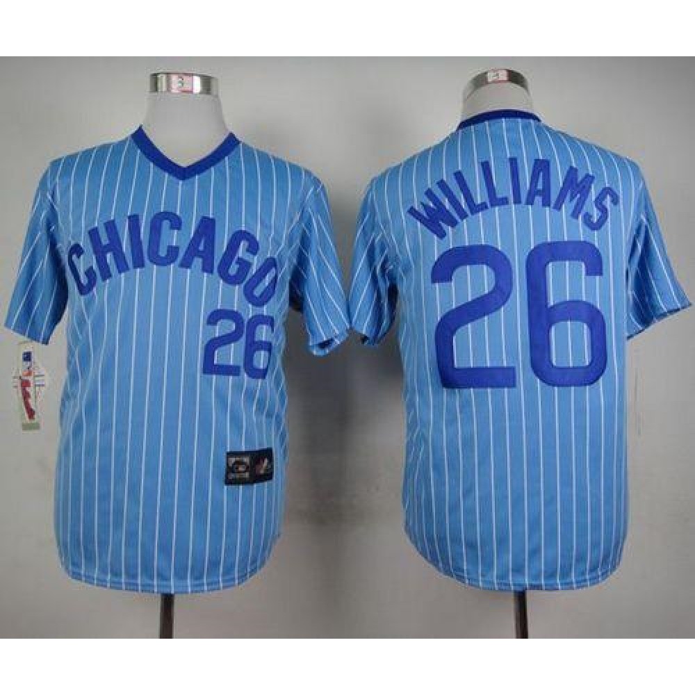 Cubs #26 Billy Williams Blue(White Strip) Cooperstown Throwback Stitched MLB Jersey Cubs #26 Billy Williams Blue(White Strip) Cooperstown Throwback Stitched MLB Jersey