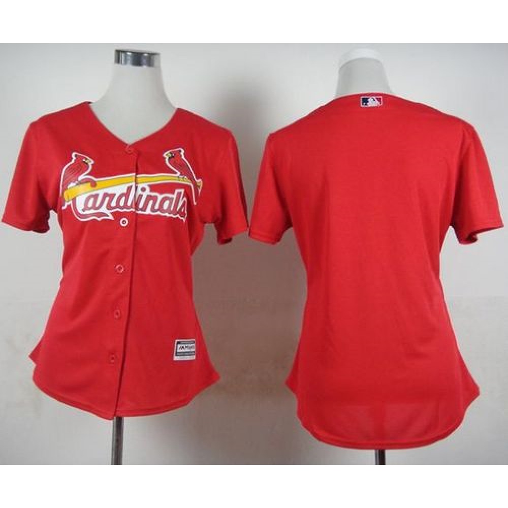 Cardinals Blank Red Fashion Women's Stitched MLB Jersey Cardinals Blank Red Fashion Women's Stitched MLB Jersey