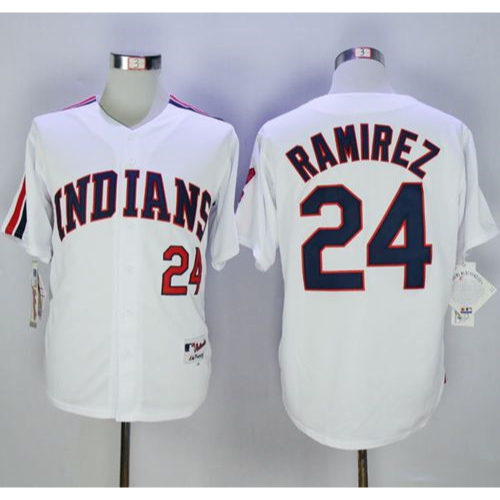 indians #24 Manny Ramirez White 1978 Turn Back The Clock Stitched MLB Jersey indians #24 Manny Ramirez White 1978 Turn Back The Clock Stitched MLB Jersey