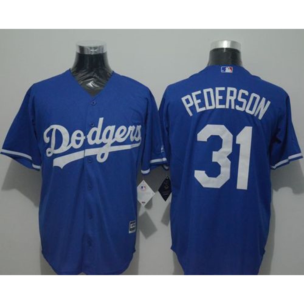 Dodgers #31 Joc Pederson Blue New Cool Base Stitched MLB Jersey