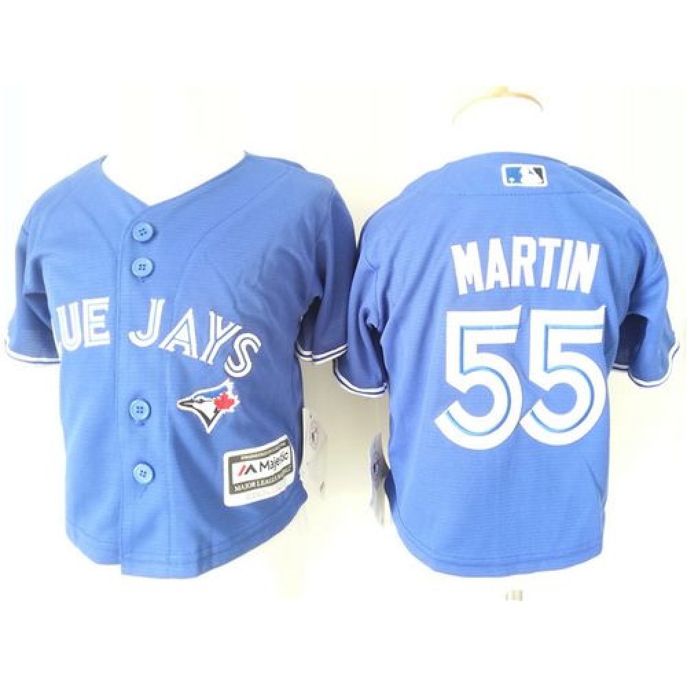 Toddler Blue Jays #55 Russell Martin Blue Cool Base Stitched MLB Jersey Toddler Blue Jays #55 Russell Martin Blue Cool Base Stitched MLB Jersey