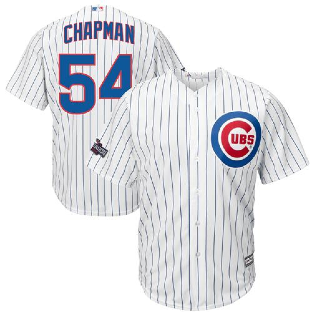 Cubs #54 Aroldis Chapman White Home Stitched Youth MLB Jersey Cubs #54 Aroldis Chapman White Home Stitched Youth MLB Jersey