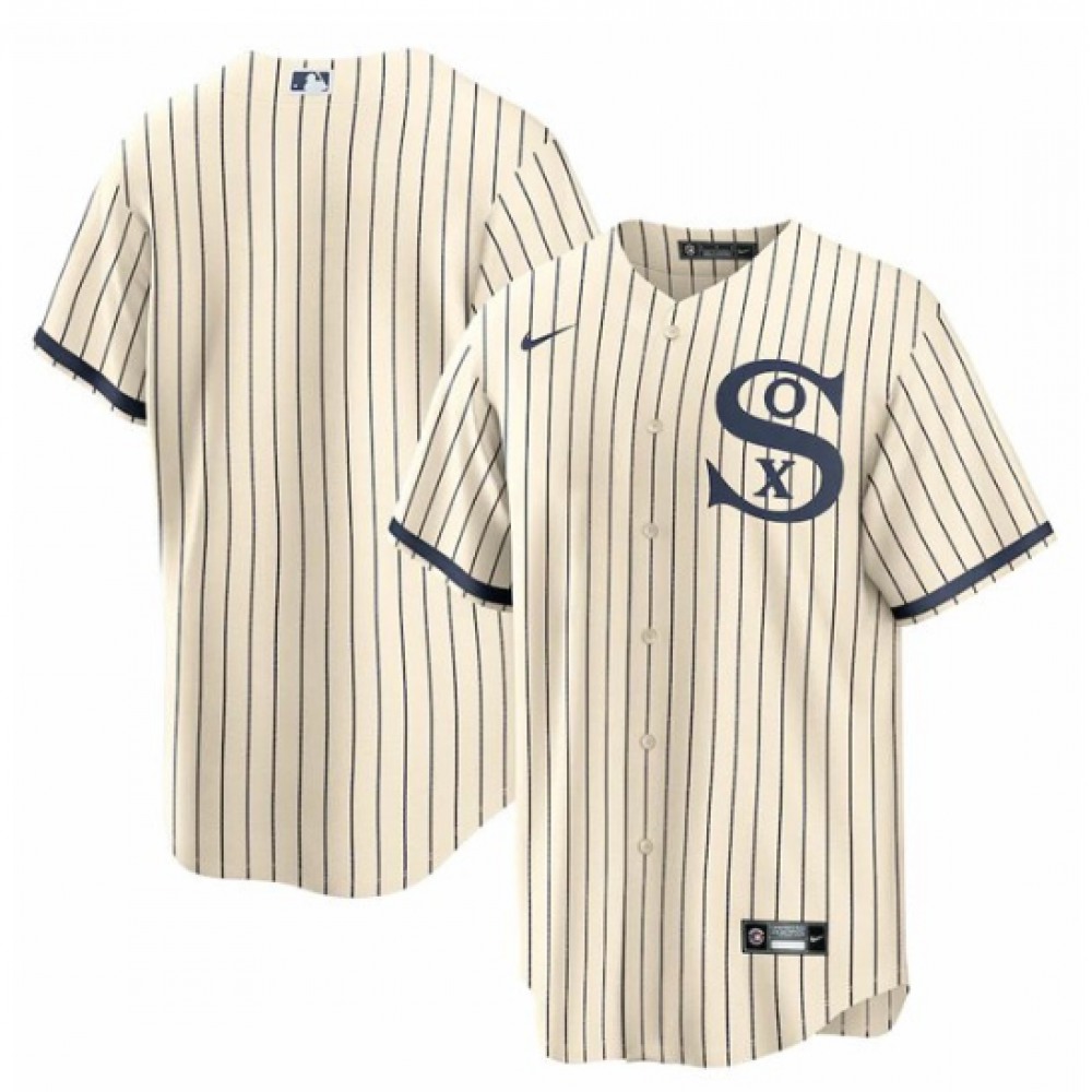 Youth Chicago White Sox Blank 2021 Cream/Navy Field of Dreams Cool Base Stitched Jersey Youth Chicago White Sox Blank 2021 Cream/Navy Field of Dreams Cool Base Stitched Jersey