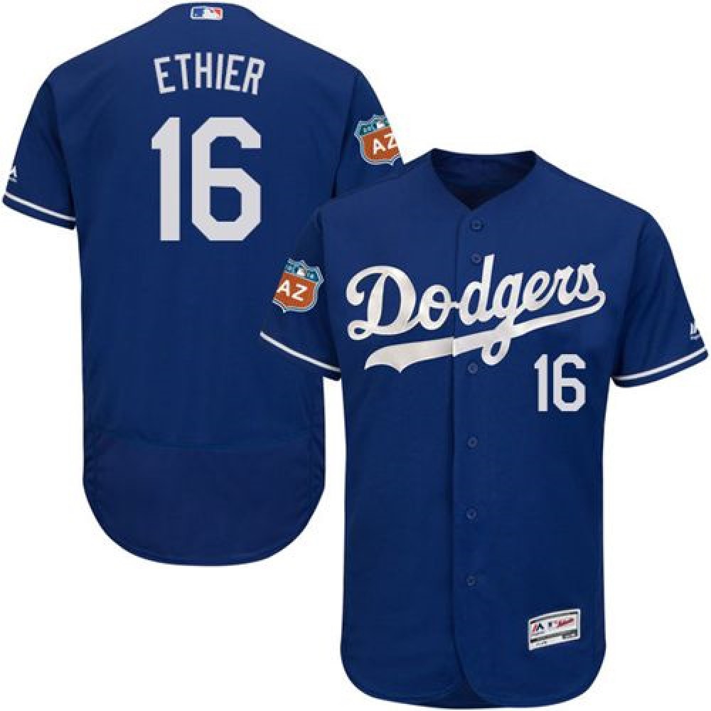 Dodgers #16 Andre Ethier Blue Flexbase Authentic Collection Stitched MLB Jersey Dodgers #16 Andre Ethier Blue Flexbase Authentic Collection Stitched MLB Jersey