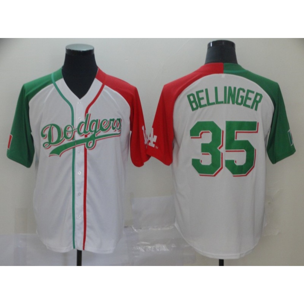 Men's Los Angeles Dodgers #35 Cody Bellinger Mexican Heritage Culture Night MLB Jersey Men's Los Angeles Dodgers #35 Cody Bellinger Mexican Heritage Culture Night MLB Jersey