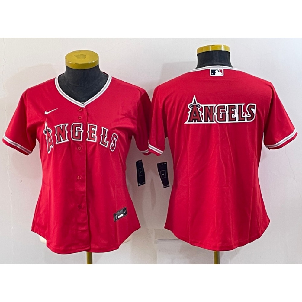 Youth Los Angeles Angels Red Team Big Logo Stitched Jersey Youth Los Angeles Angels Red Team Big Logo Stitched Jersey