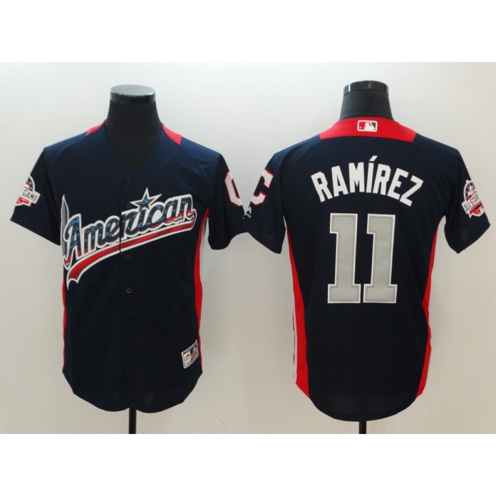 American League #11 Jose Ramirez Navy 2018 MLB All-Star Game Home Run Derby Jersey American League #11 Jose Ramirez Navy 2018 MLB All-Star Game Home Run Derby Jersey