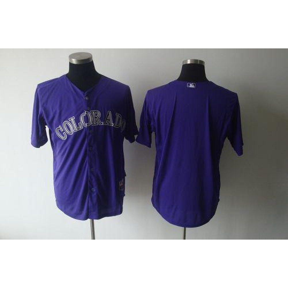 Rockies Blank Purple Cool Base Stitched MLB Jersey Rockies Blank Purple Cool Base Stitched MLB Jersey