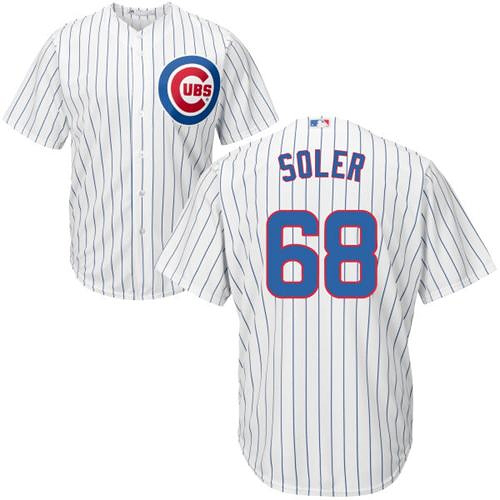 Cubs #68 Jorge Soler White Home Stitched Youth MLB Jersey Cubs #68 Jorge Soler White Home Stitched Youth MLB Jersey