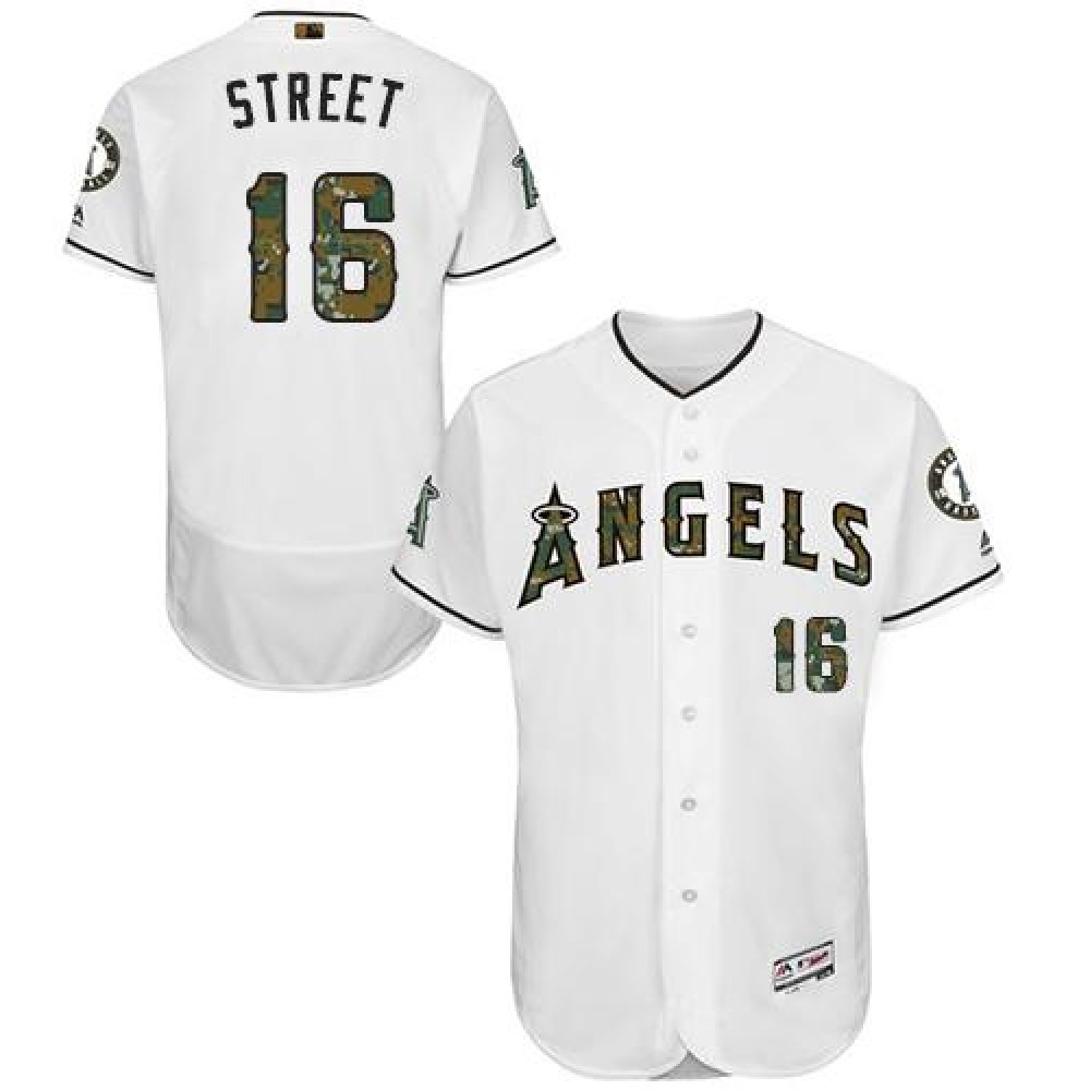 Angels of Anaheim #16 Huston Street White Flexbase Authentic Collection 2016 Memorial Day Stitched MLB Jersey Angels of Anaheim #16 Huston Street White Flexbase Authentic Collection 2016 Memorial Day Stitched MLB Jersey