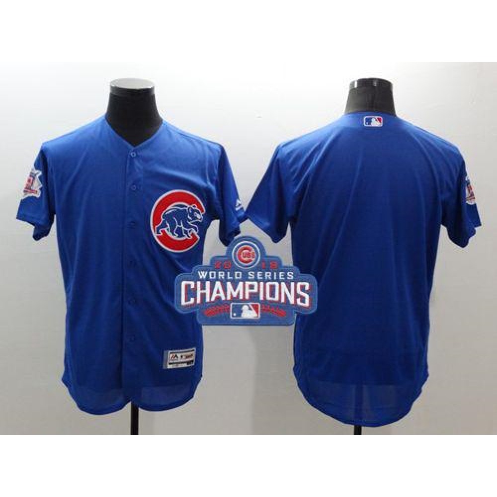 Cubs Blank Blue Flexbase Authentic Collection 2016 World Series Champions Stitched MLB Jersey Cubs Blank Blue Flexbase Authentic Collection 2016 World Series Champions Stitched MLB Jersey