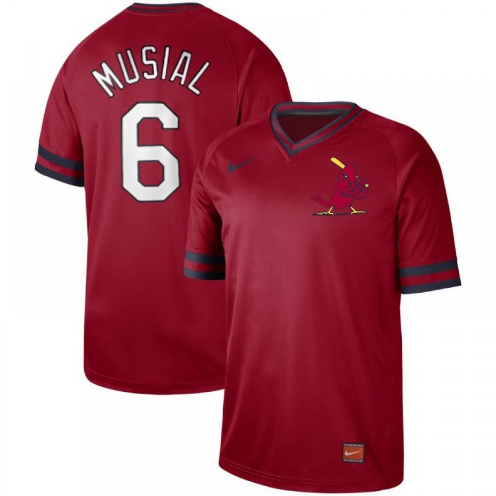 Men's St. Louis Cardinals #6 Stan Musial Red Cooperstown Collection Legend Stitched MLB Jersey Men's St. Louis Cardinals #6 Stan Musial Red Cooperstown Collection Legend Stitched MLB Jersey