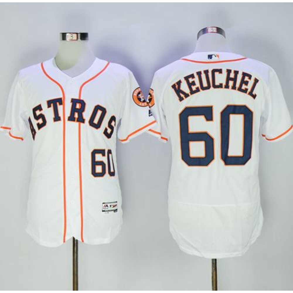 Astros #60 Dallas Keuchel White Flexbase Authentic Collection Stitched MLB Jersey Astros #60 Dallas Keuchel White Flexbase Authentic Collection Stitched MLB Jersey