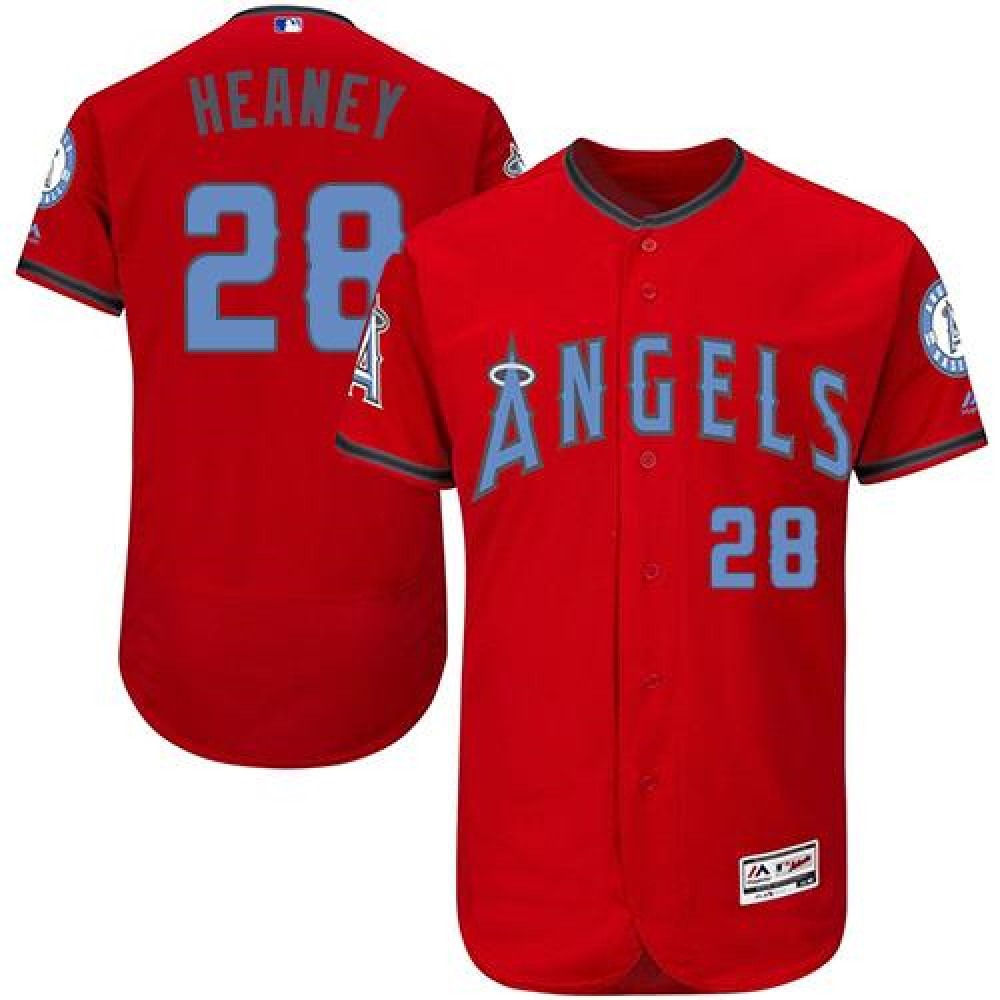 Angels of Anaheim #28 Andrew Heaney Red Flexbase Authentic Collection 2016 Father's Day Stitched MLB Jersey Angels of Anaheim #28 Andrew Heaney Red Flexbase Authentic Collection 2016 Father's Day Stitched MLB Jersey