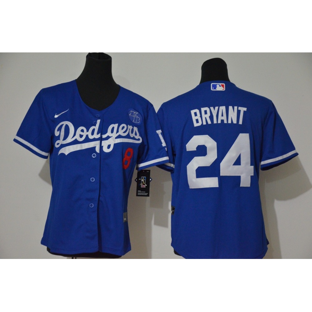 Youth Los Angeles Dodgers Front #8 Back #24 Kobe Bryant Blue With KB Patch Cool Base Stitched MLB Jersey Youth Los Angeles Dodgers Front #8 Back #24 Kobe Bryant Blue With KB Patch Cool Base Stitched MLB Jersey