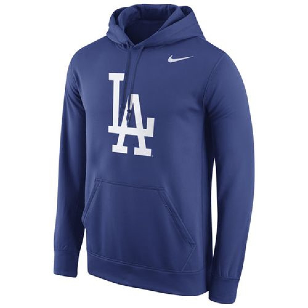 Los Angeles Dodgers Nike Logo Performance Pullover Royal MLB Hoodie Los Angeles Dodgers Nike Logo Performance Pullover Royal MLB Hoodie