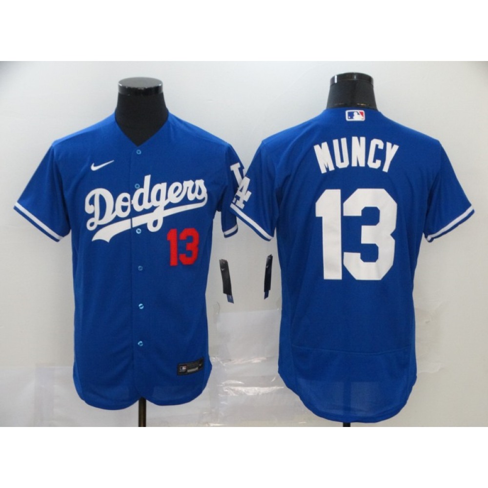 Men's Los Angeles Dodgers #13 Max Muncy Blue Flexbase Stitched MLB Jersey Men's Los Angeles Dodgers #13 Max Muncy Blue Flexbase Stitched MLB Jersey