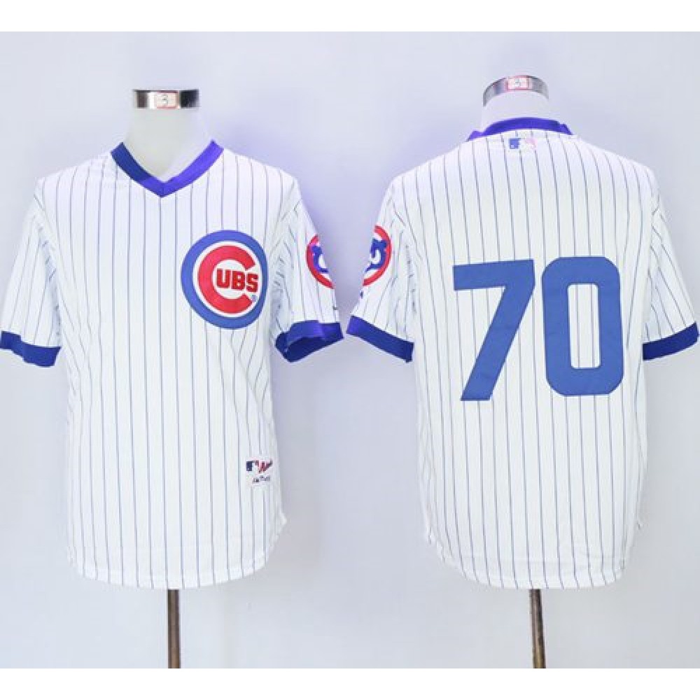 Cubs #70 Joe Maddon White 1988 Turn Back The Clock Stitched MLB Jersey Cubs #70 Joe Maddon White 1988 Turn Back The Clock Stitched MLB Jersey