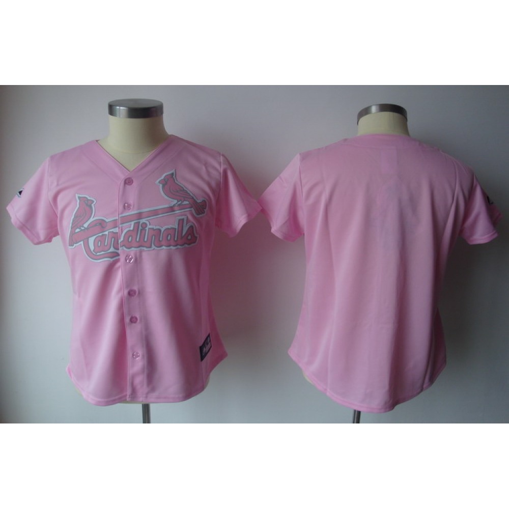 Cardinals Blank Pink Women's Fashion Stitched MLB Jersey Cardinals Blank Pink Women's Fashion Stitched MLB Jersey