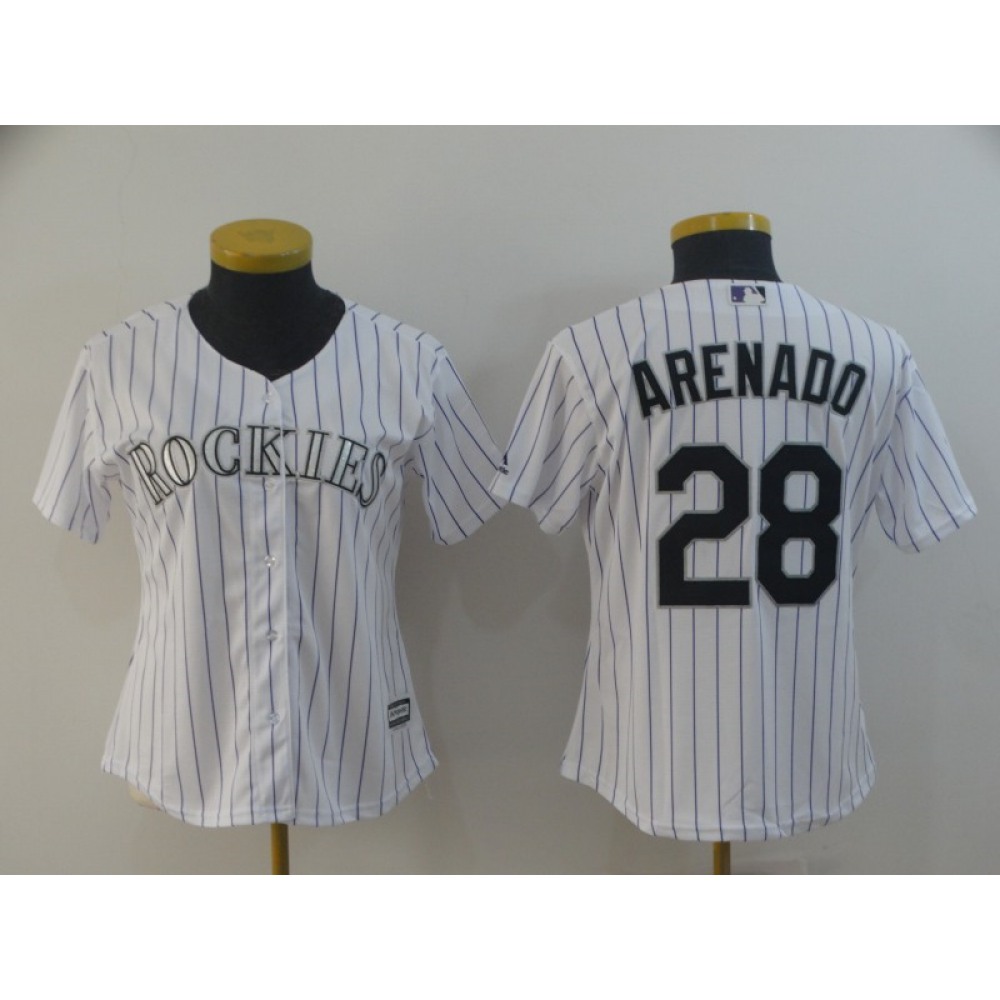 Men's Colorado Rockies #28 Nolan Arenado White Cool Base Stitched MLB Jersey Men's Colorado Rockies #28 Nolan Arenado White Cool Base Stitched MLB Jersey