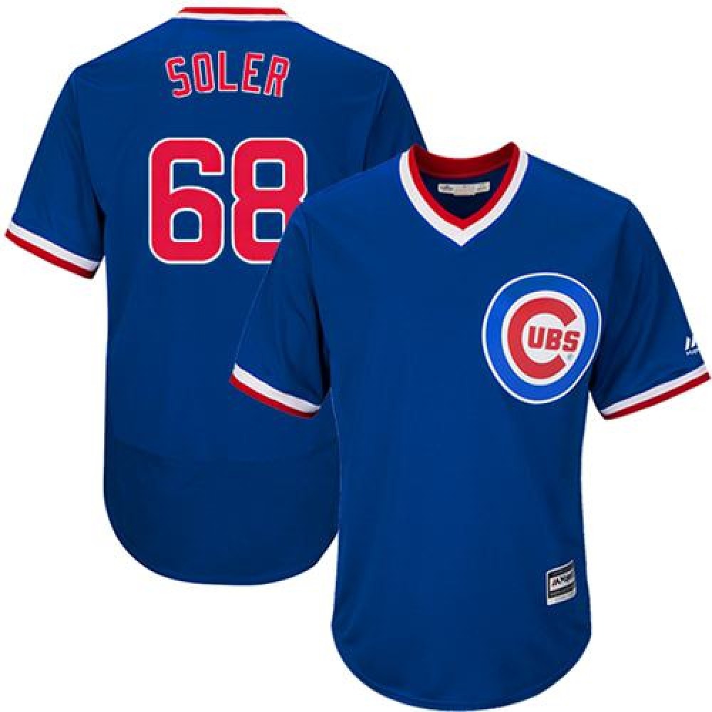 Cubs #68 Jorge Soler Blue Flexbase Authentic Collection Cooperstown Stitched MLB Jersey Cubs #68 Jorge Soler Blue Flexbase Authentic Collection Cooperstown Stitched MLB Jersey