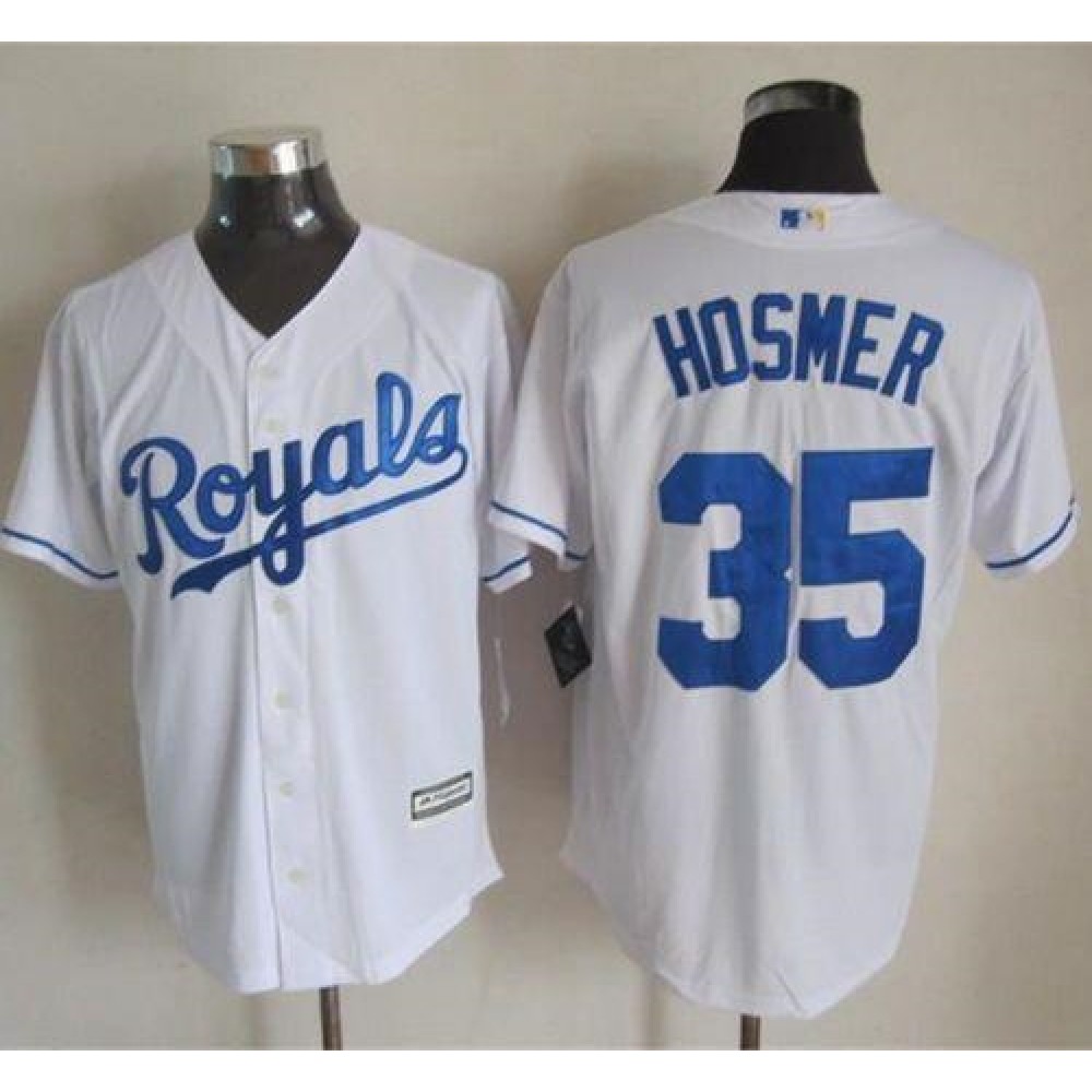 Royals #35 Eric Hosmer White New Cool Base Stitched MLB Jersey Royals #35 Eric Hosmer White New Cool Base Stitched MLB Jersey