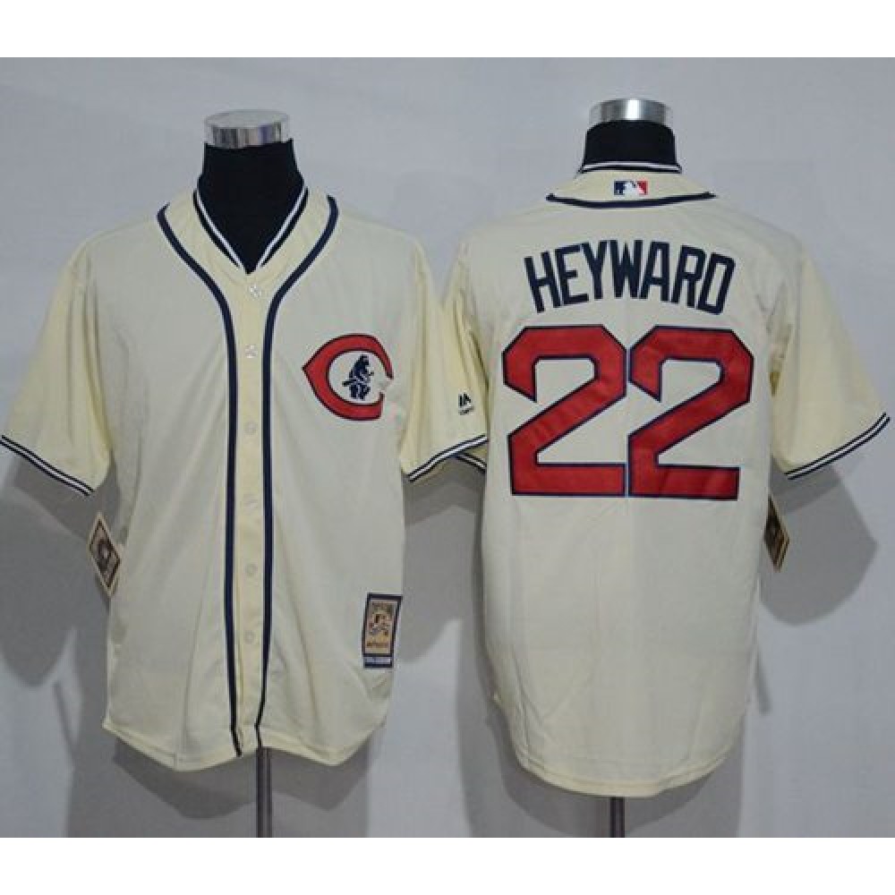 Cubs #22 Jason Heyward Cream 1929 Turn Back The Clock Stitched MLB Jersey Cubs #22 Jason Heyward Cream 1929 Turn Back The Clock Stitched MLB Jersey