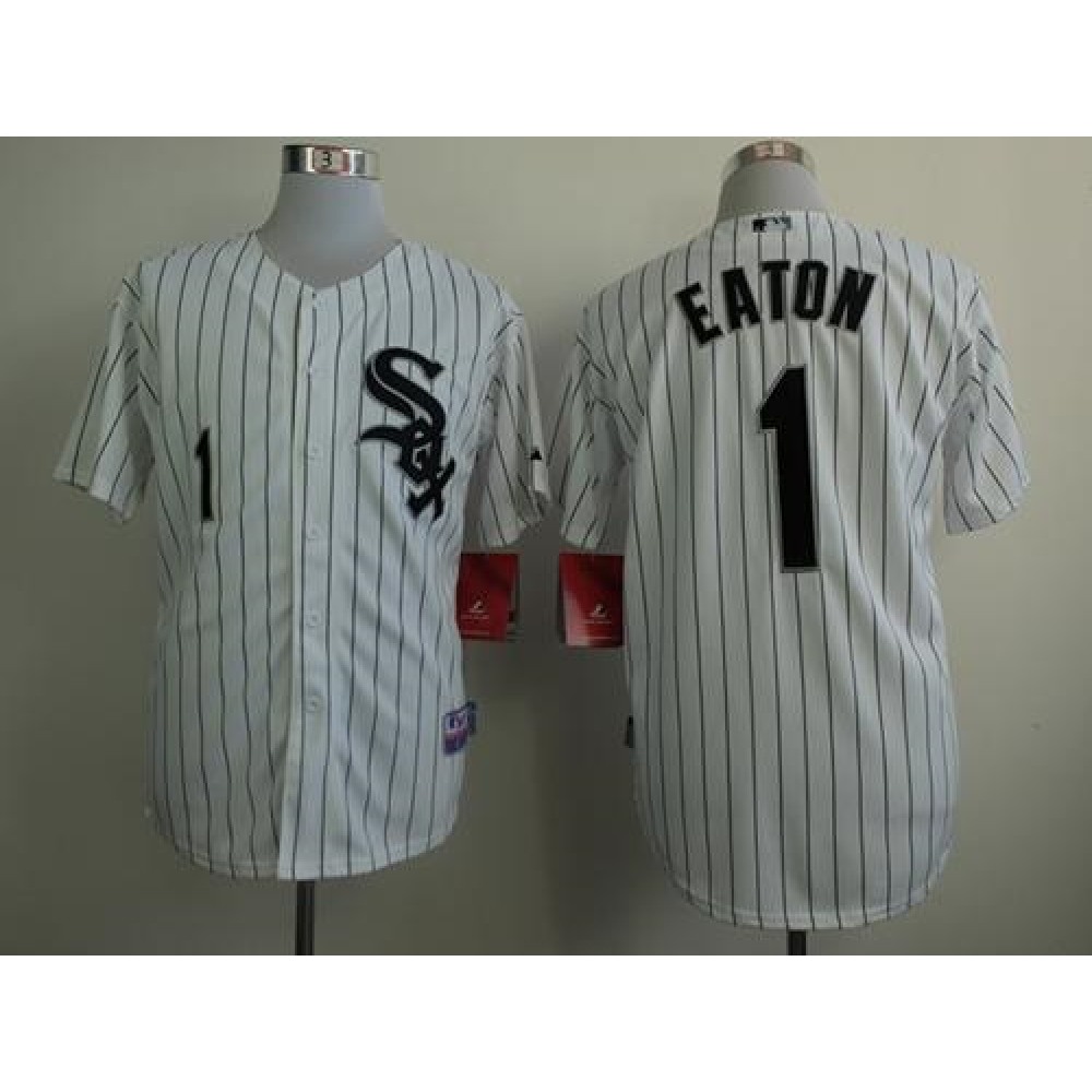 White Sox #1 Adam Eaton White Cool Base Stitched MLB Jersey White Sox #1 Adam Eaton White Cool Base Stitched MLB Jersey