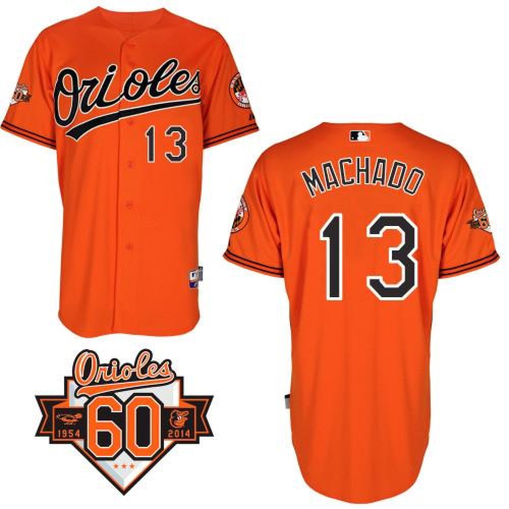 Orioles #13 Manny Machado Orange Cool Base Stitched MLB Jersey Orioles #13 Manny Machado Orange Cool Base Stitched MLB Jersey