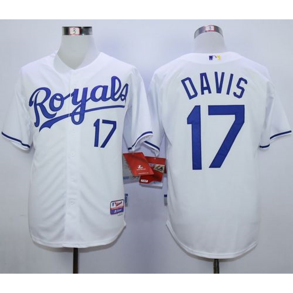 Royals #17 Wade Davis White Cool Base Stitched MLB Jersey Royals #17 Wade Davis White Cool Base Stitched MLB Jersey