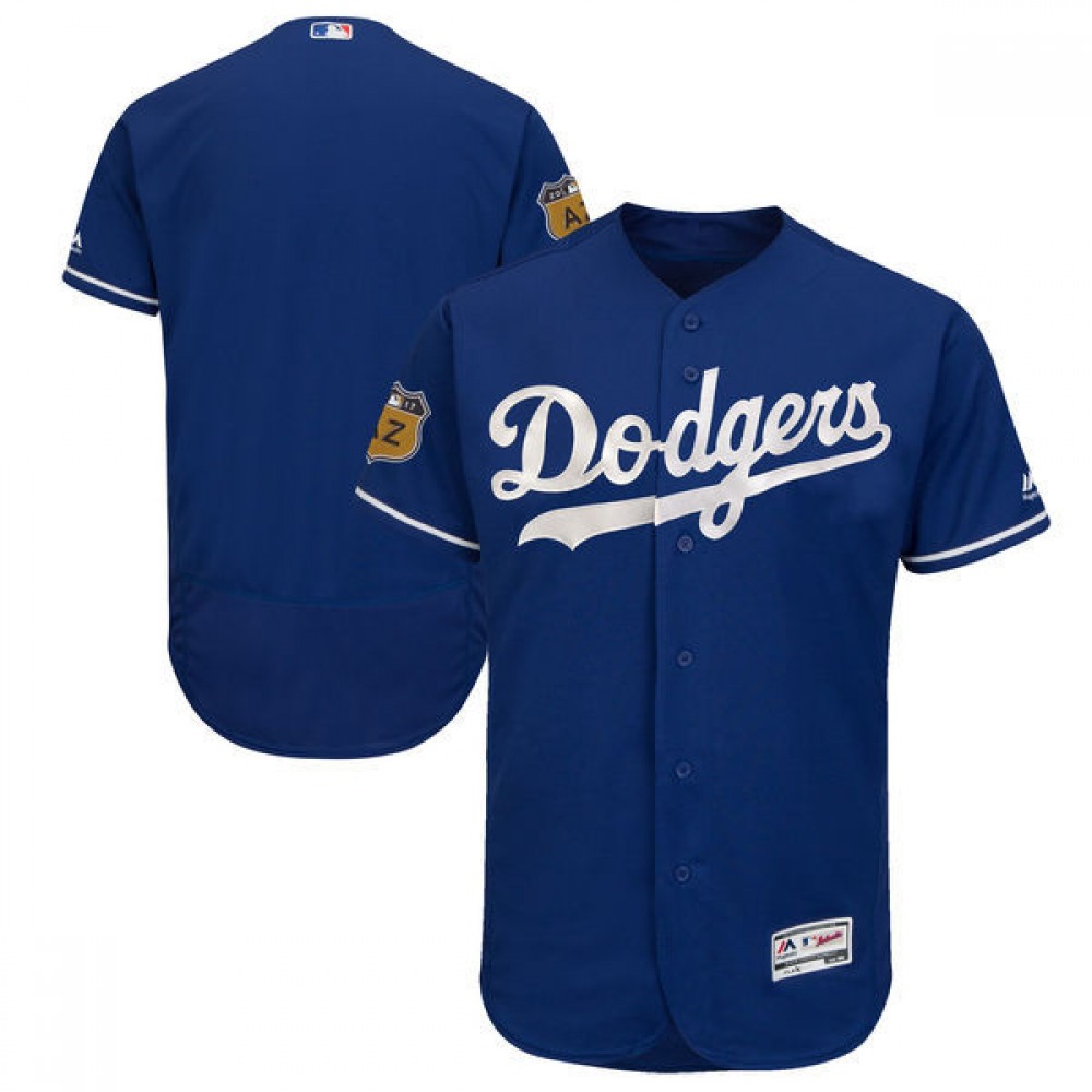 Men's Los Angeles Dodgers Majestic Royal 2017 Spring Training Authentic Flex Base Team Stitched MLB Jersey Men's Los Angeles Dodgers Majestic Royal 2017 Spring Training Authentic Flex Base Team Stitched MLB Jersey