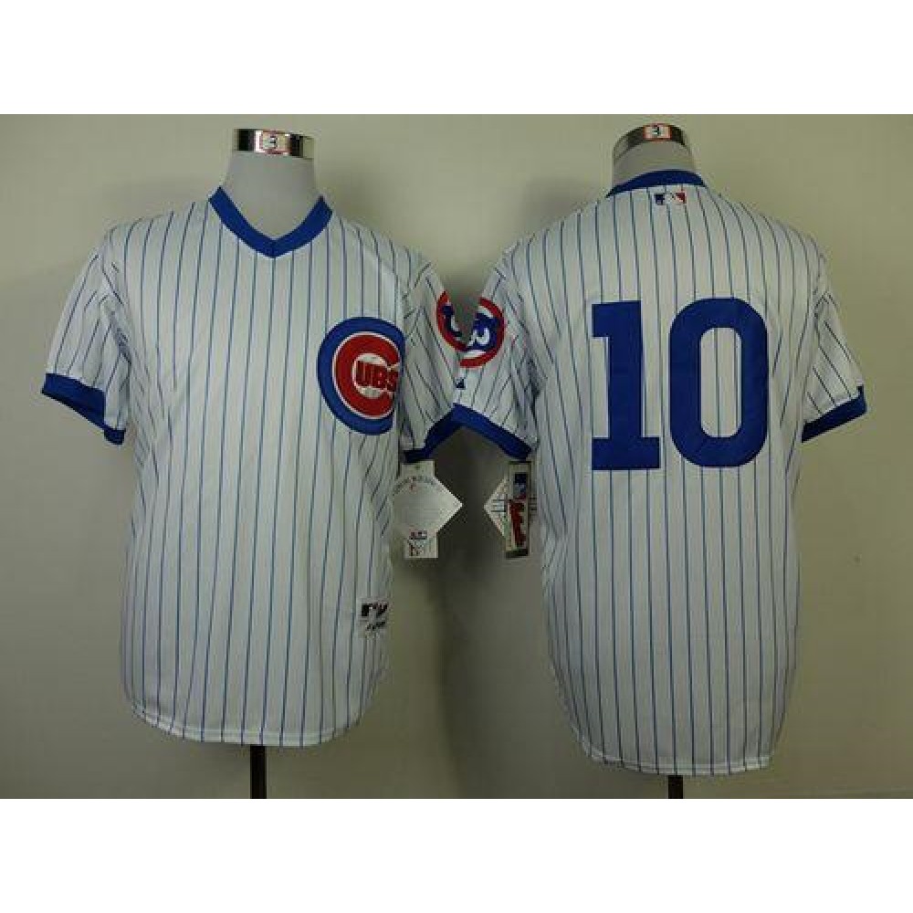Cubs #10 Ron Santo White 1988 Turn Back The Clock Stitched MLB Jersey Cubs #10 Ron Santo White 1988 Turn Back The Clock Stitched MLB Jersey