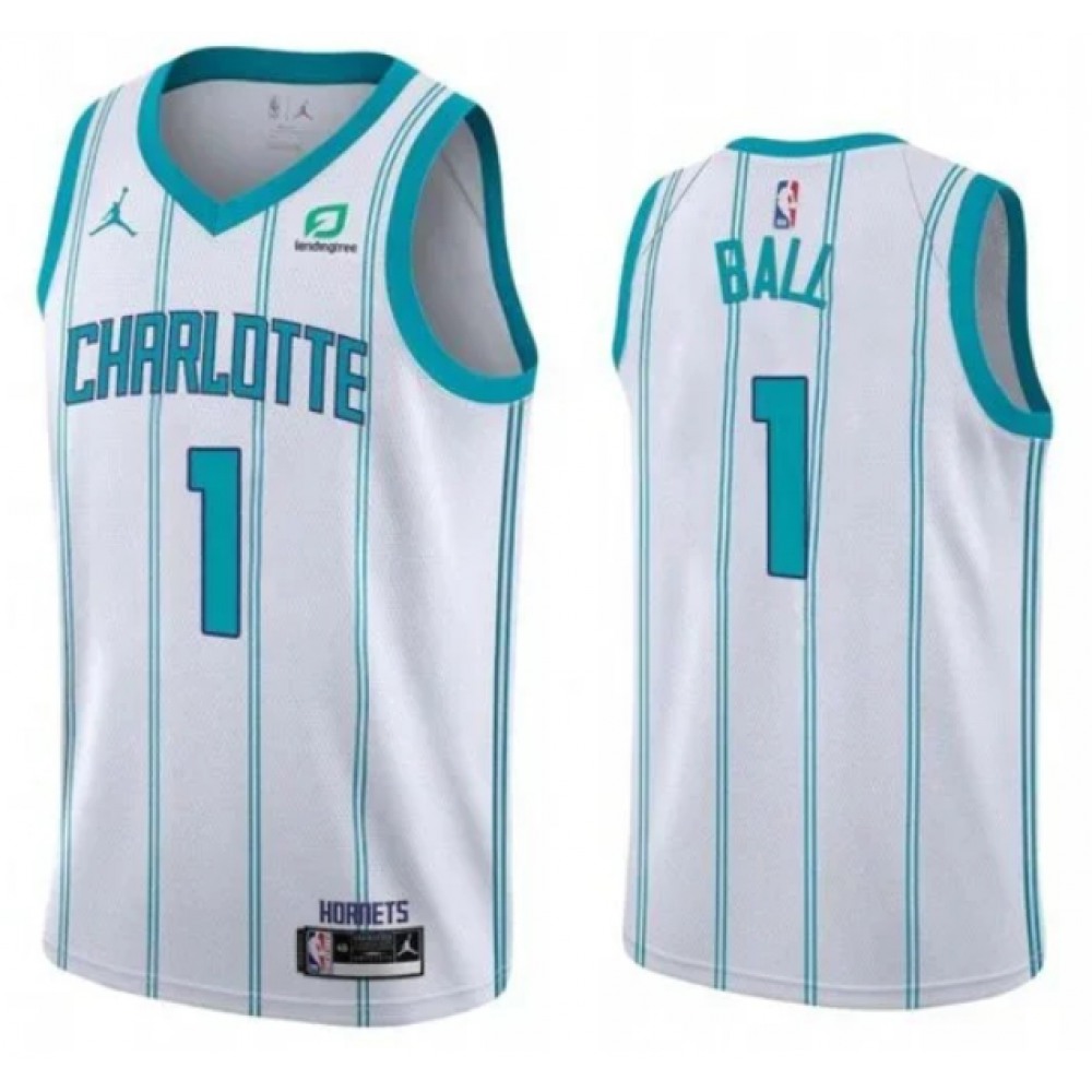 Youth Charlotte Hornets #1 LaMelo Ball White Stitched Basketball Jersey Youth Charlotte Hornets #1 LaMelo Ball White Stitched Basketball Jersey