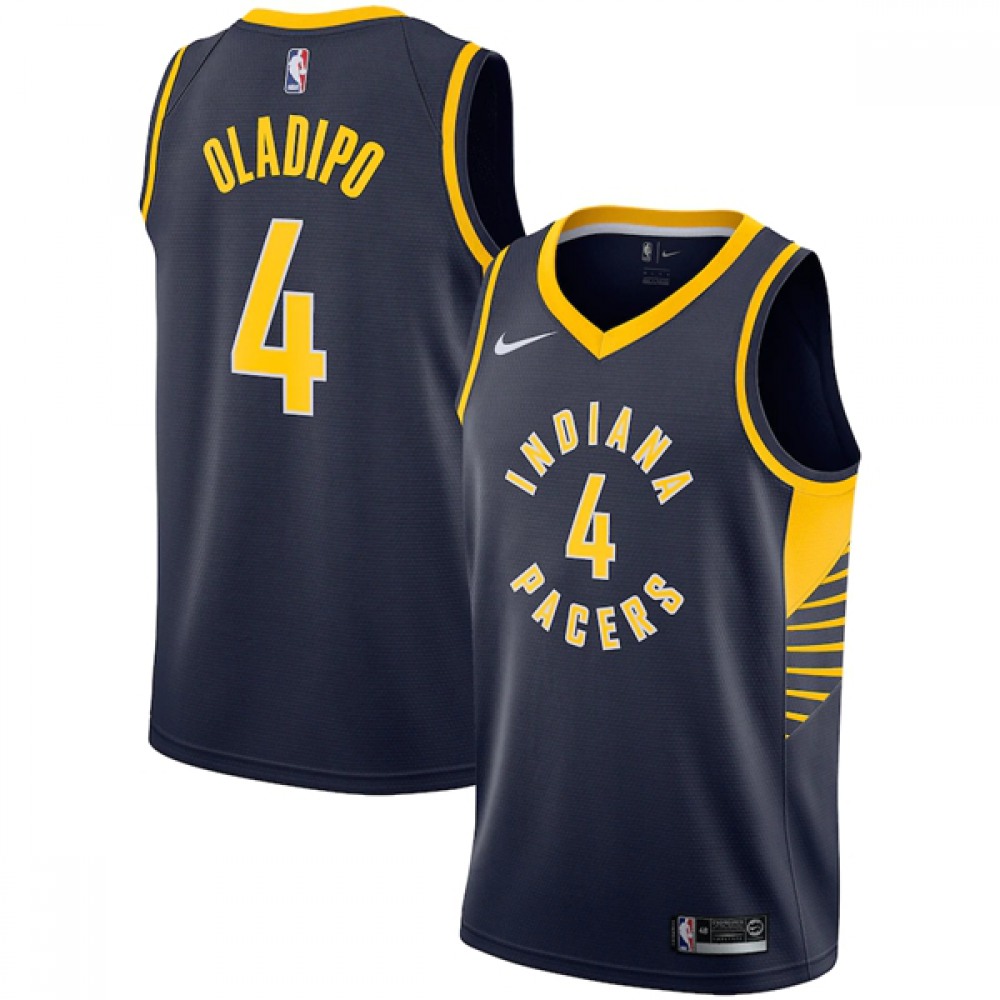 Men's Indiana Pacers #4 Victor Oladipo Navy Stitched Jersey Men's Indiana Pacers #4 Victor Oladipo Navy Stitched Jersey