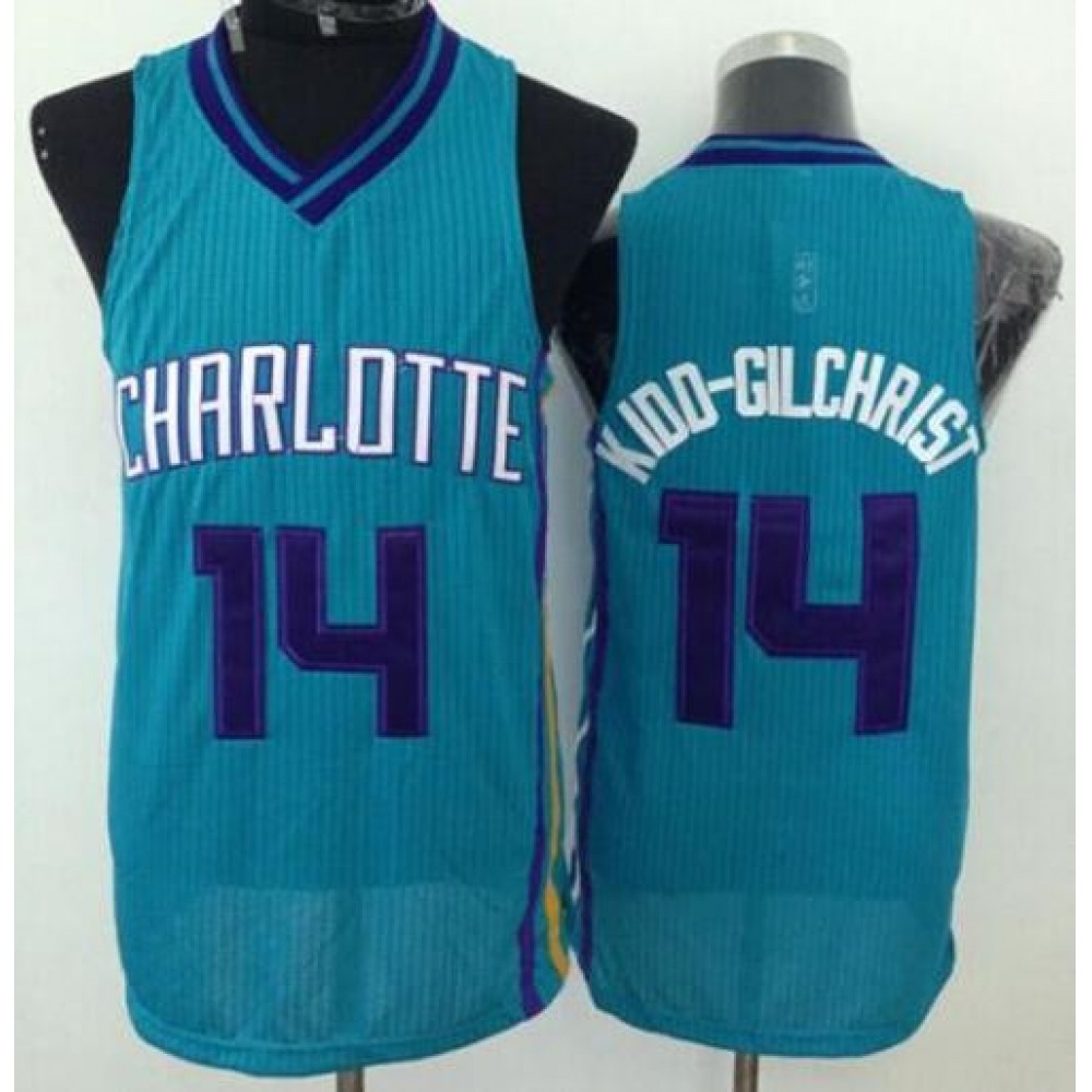 Revolution 30 Hornets #14 Michael Kidd-Gilchrist Light Blue Stitched NBA Jersey Revolution 30 Hornets #14 Michael Kidd-Gilchrist Light Blue Stitched NBA Jersey