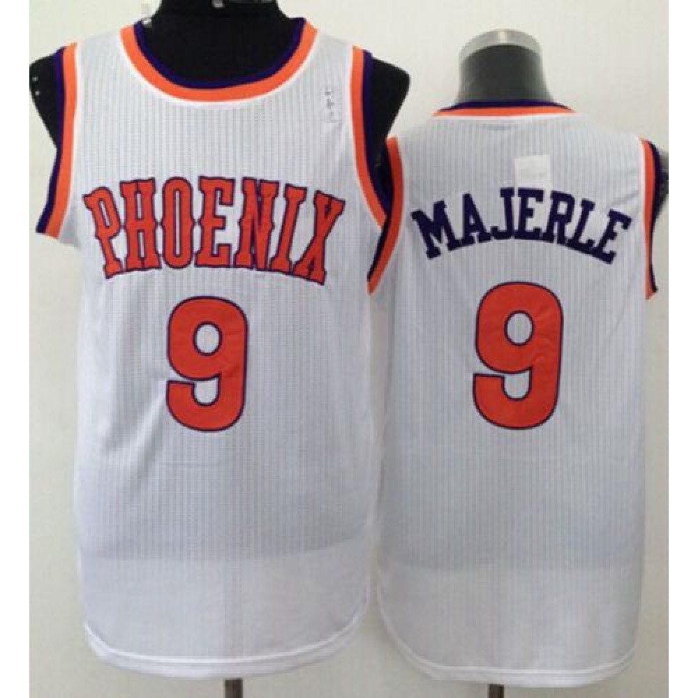 Suns #9 Dan Majerle White New Throwback Stitched NBA Jersey