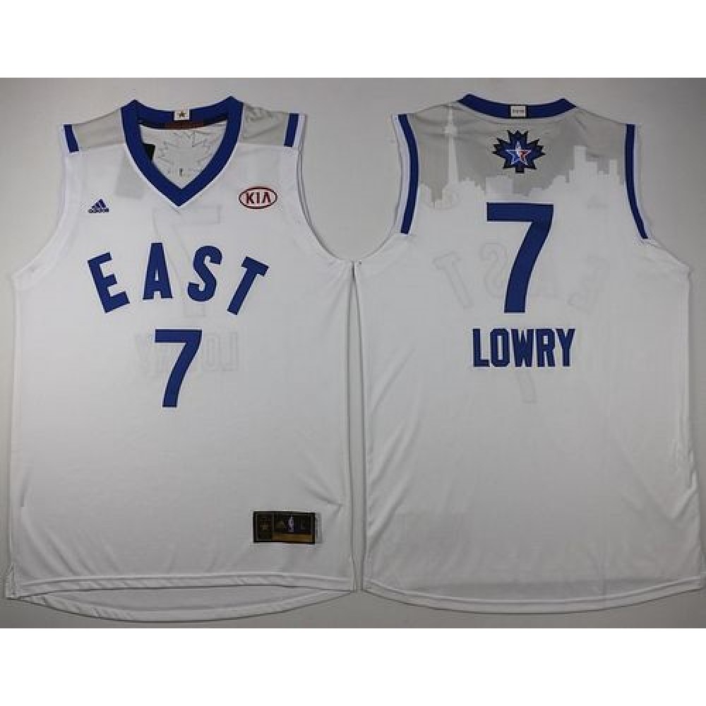 Raptors #7 Kyle Lowry White 2016 All Star Stitched NBA Jersey