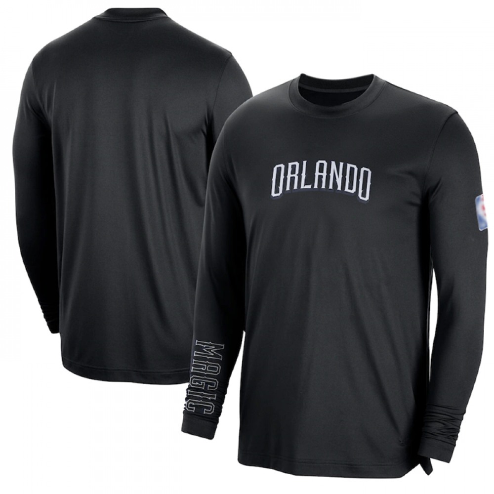 Men's Orlando Magic Black 2022/23 Legend On-Court Practice Performance Long Sleeve T-Shirt Men's Orlando Magic Black 2022/23 Legend On-Court Practice Performance Long Sleeve T-Shirt