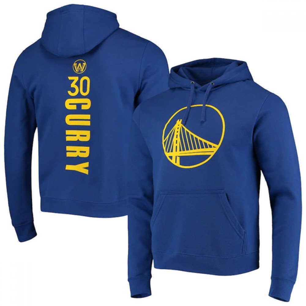 Men's Golden State Warriors #30 Stephen Curry 2021 Royal Team Playmaker Name & Number Pullover Hoodie Men's Golden State Warriors #30 Stephen Curry 2021 Royal Team Playmaker Name & Number Pullover Hoodie