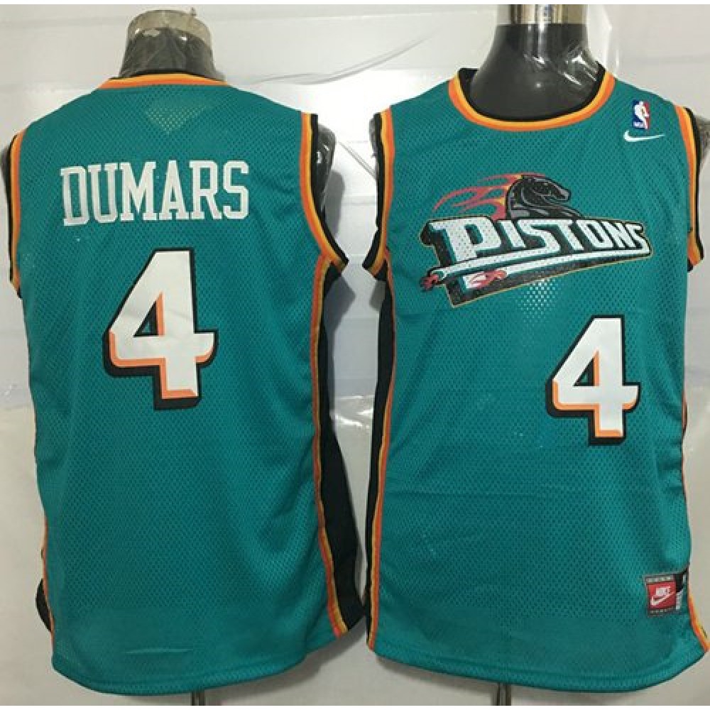 Pistons #4 Joe Dumars Green Nike Throwback Stitched NBA Jersey Pistons #4 Joe Dumars Green Nike Throwback Stitched NBA Jersey
