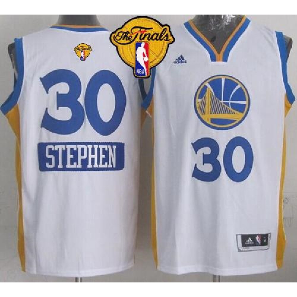 Warriors #30 Stephen Curry White 2014-15 Christmas Day The Finals Patch Stitched NBA Jersey Warriors #30 Stephen Curry White 2014-15 Christmas Day The Finals Patch Stitched NBA Jersey