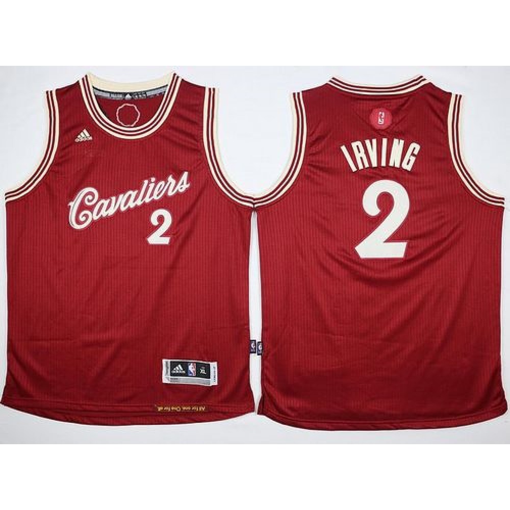 Cavaliers #2 Kyrie Irving Red 2015-2016 Christmas Day Stitched Youth NBA Jersey
