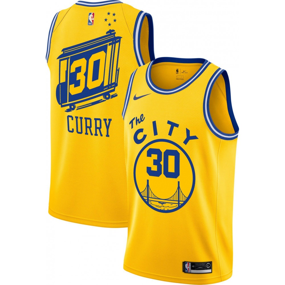 Men's Golden State Warriors #30 Stephen Curry Gold City Classic Edition Stitched NBA Jersey Men's Golden State Warriors #30 Stephen Curry Gold City Classic Edition Stitched NBA Jersey