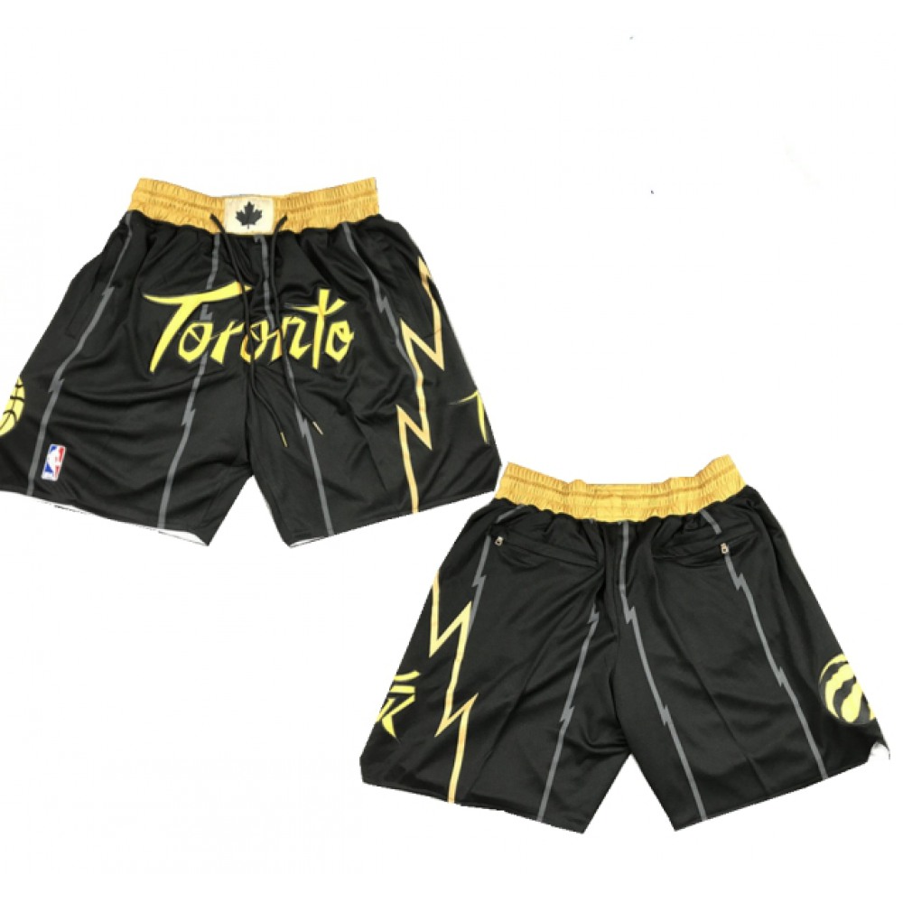 Men's Toronto Raptors Black Mitchell&Ness Shorts (Run Small)